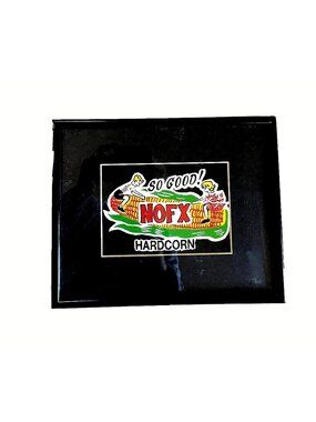 NOFX Hardcorn "So Good" Print Black Mat & Lacquered Frame 10.25 x 8.25" Vintage
